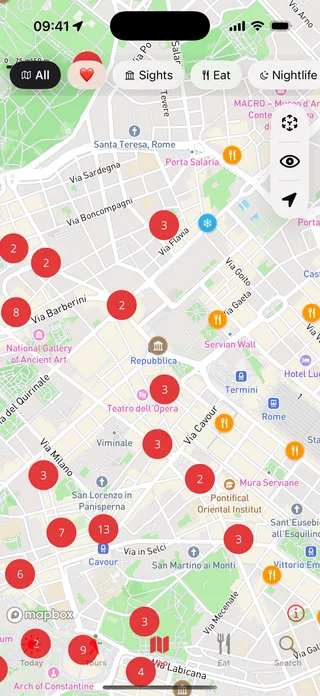 Rome Walks — Map