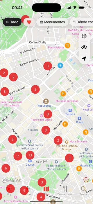 Rome Walks — Mapa