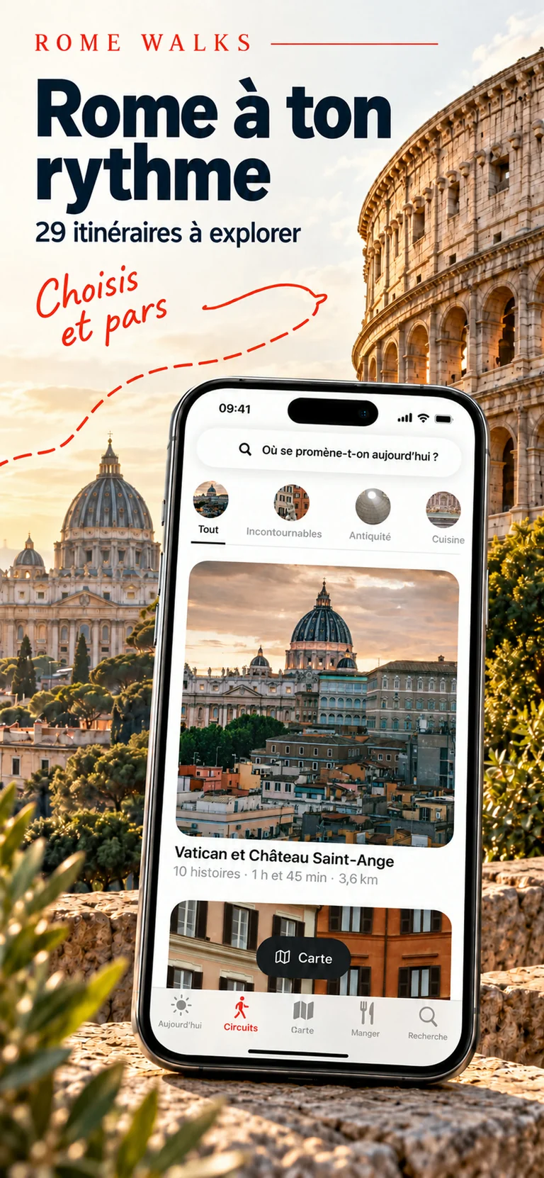 Rome Walks — Itinéraires