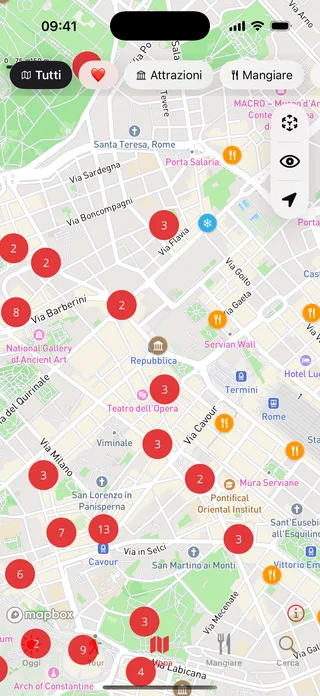 Rome Walks — Mappa
