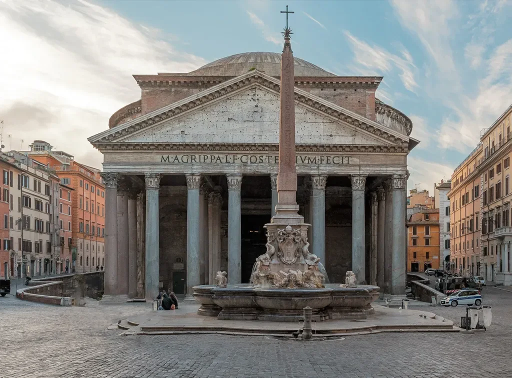 El Panteón y la fuente de Piazza della Rotonda